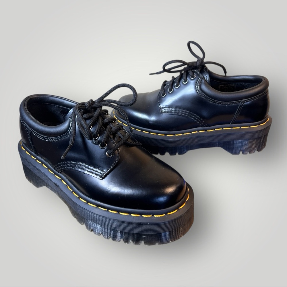 Dr. Martens 8053 5-Еye Platform Black Unisex Oxford